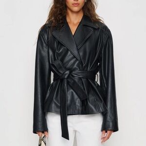 NEW NWT Reformation Veda Jaden Cropped Trench